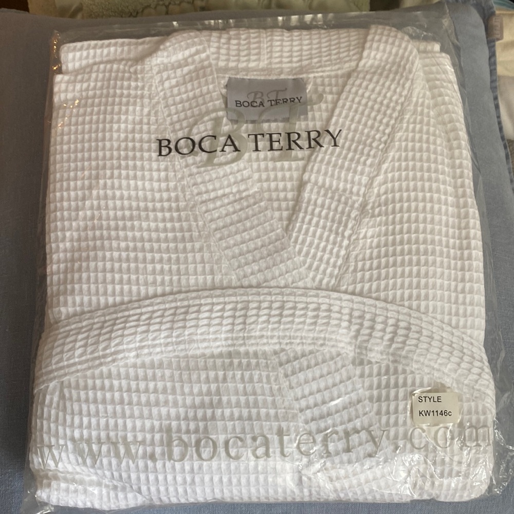 Nova terry waffle robe